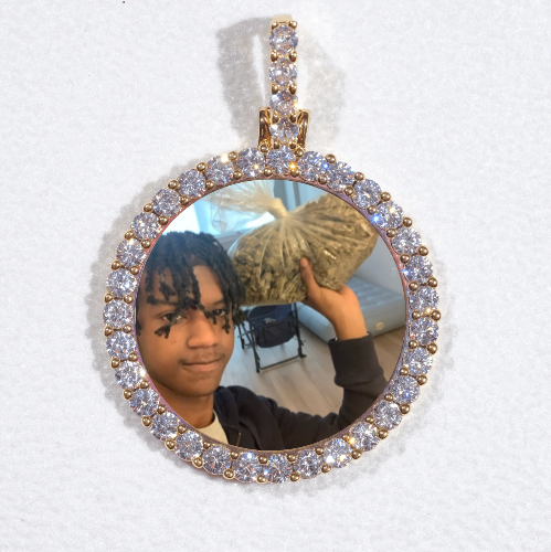 3D CIRCLE CUSTOM PICTURE PENDANT SMALL SIZE
