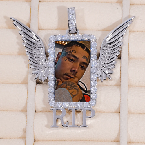RIP WING 3D CUSTOM PICTURE PENDANT
