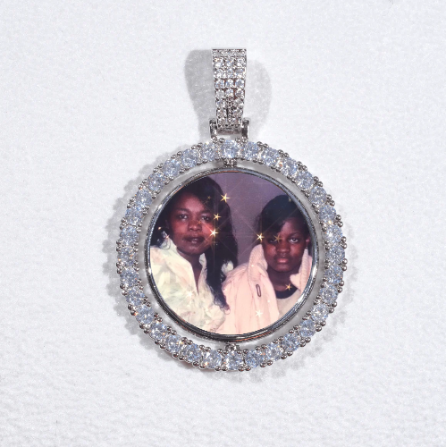 3D Spinning 2-Faced Custom Picture Pendant