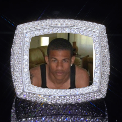 3D CUSTOM PICTURE ICED RING