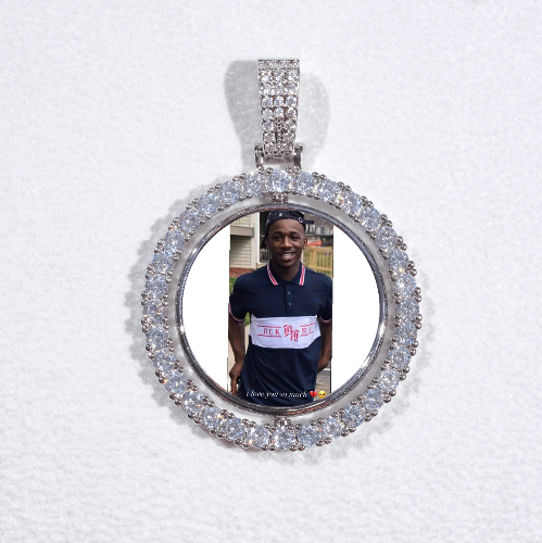 3D Spinning 2-Faced Custom Picture Pendant