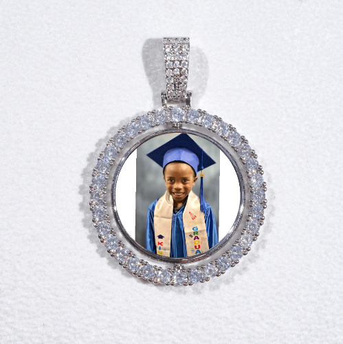 3D Spinning 2-Faced Custom Picture Pendant