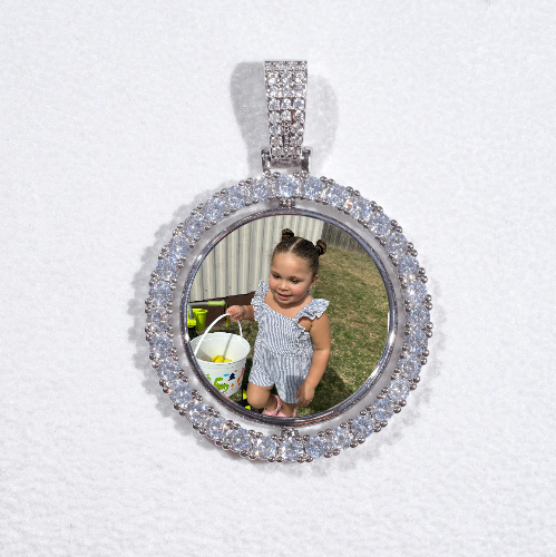 3D Spinning 2-Faced Custom Picture Pendant