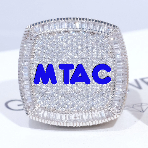 CUSTOM LETTER 3D ICED RING