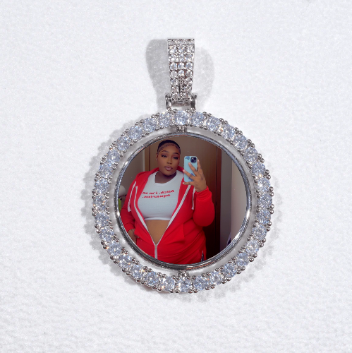 3D Spinning 2-Faced Custom Picture Pendant