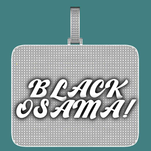CUSTOM LETTER NECKLACE 3D BIG SQUARE