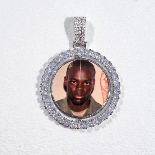 3D Spinning 2-Faced Custom Picture Pendant