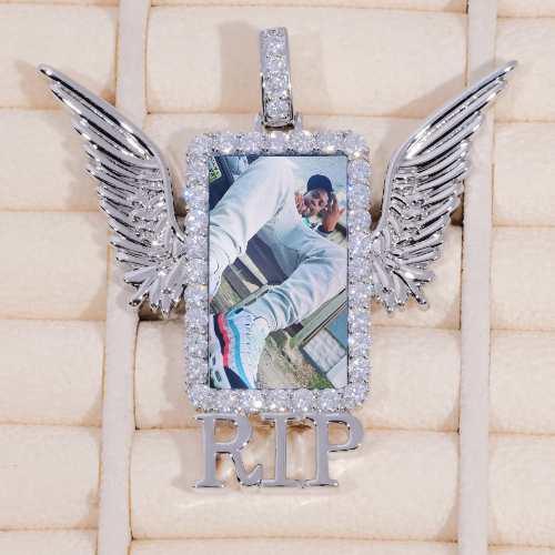 RIP WING 3D CUSTOM PICTURE PENDANT