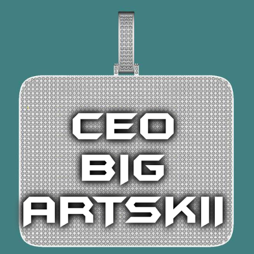 CUSTOM LETTER NECKLACE 3D BIG SQUARE