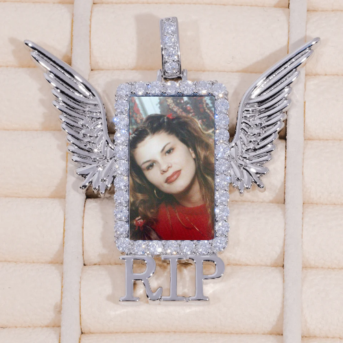 RIP WING 3D CUSTOM PICTURE PENDANT