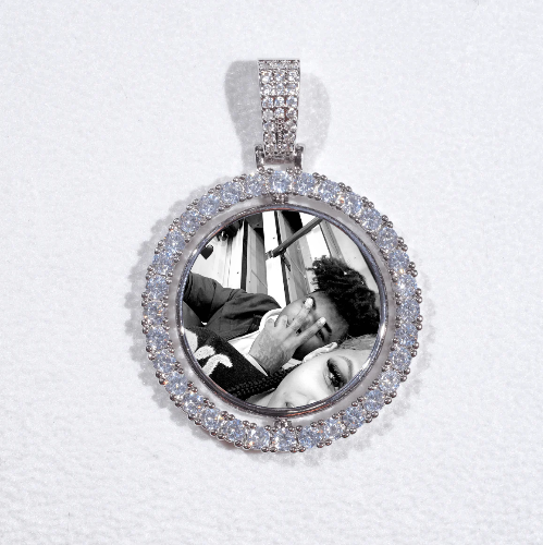 3D Spinning 2-Faced Custom Picture Pendant