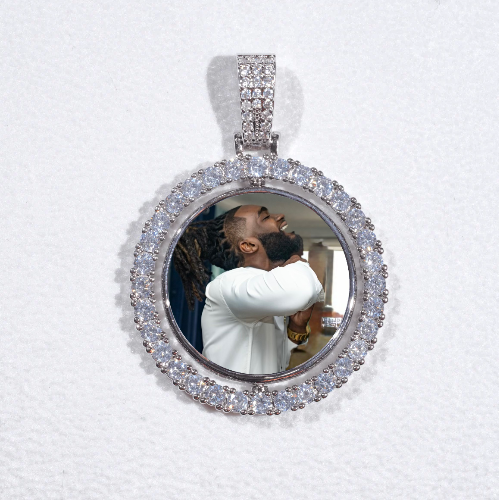3D Spinning 2-Faced Custom Picture Pendant