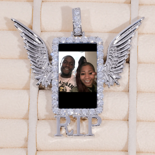 RIP WING 3D CUSTOM PICTURE PENDANT