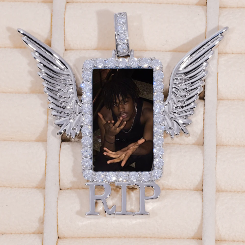 RIP WING 3D CUSTOM PICTURE PENDANT