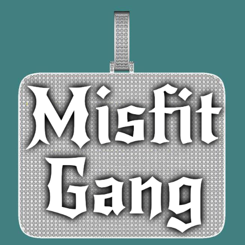 CUSTOM LETTER NECKLACE 3D BIG SQUARE