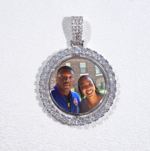 3D Spinning 2-Faced Custom Picture Pendant