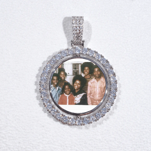 3D Spinning 2-Faced Custom Picture Pendant