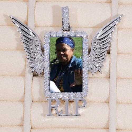 RIP WING 3D CUSTOM PICTURE PENDANT