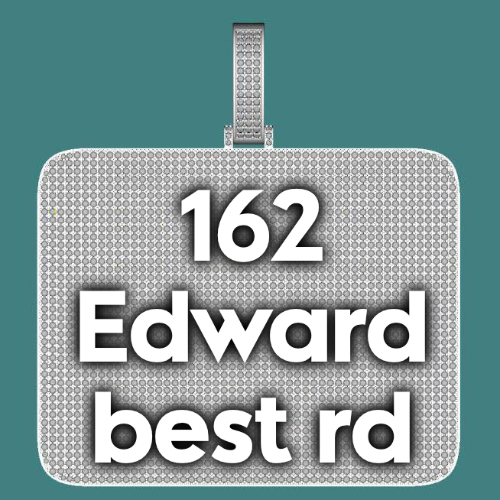 CUSTOM LETTER NECKLACE 3D BIG SQUARE