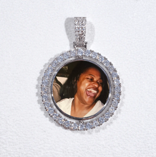 3D Spinning 2-Faced Custom Picture Pendant