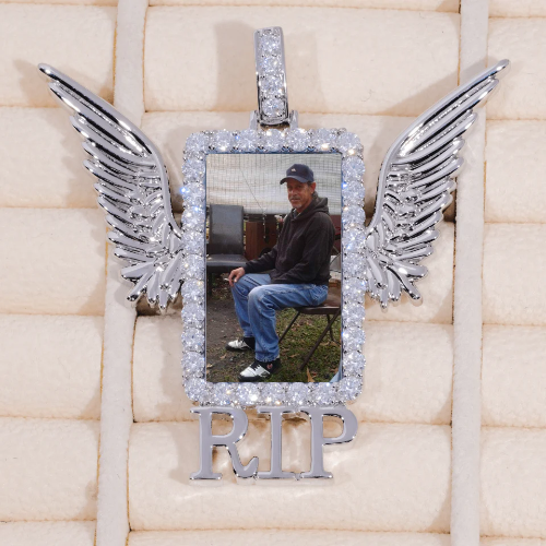 RIP WING 3D CUSTOM PICTURE PENDANT