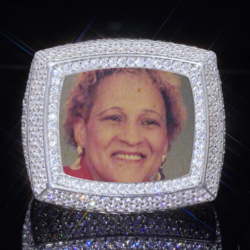 3D CUSTOM PICTURE ICED RING