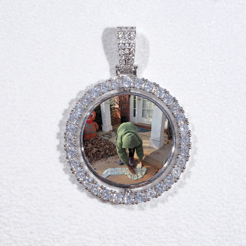 3D Spinning 2-Faced Custom Picture Pendant