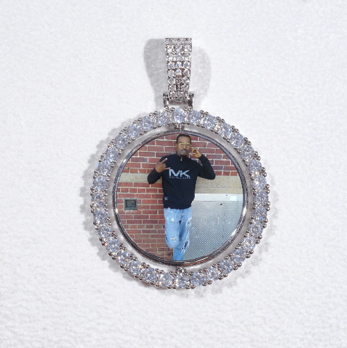 3D Spinning 2-Faced Custom Picture Pendant