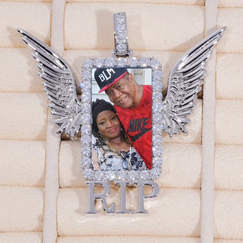 RIP WING 3D CUSTOM PICTURE PENDANT