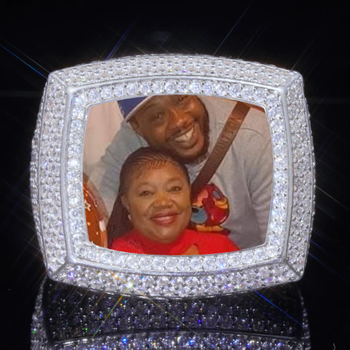 3D CUSTOM PICTURE ICED RING