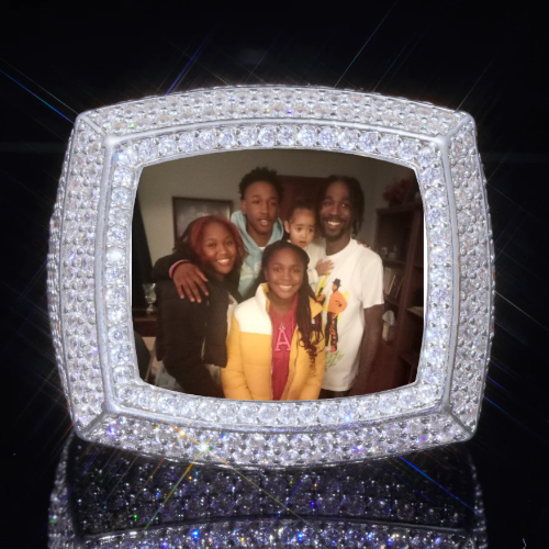 3D CUSTOM PICTURE ICED RING