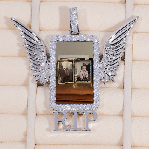 RIP WING 3D CUSTOM PICTURE PENDANT