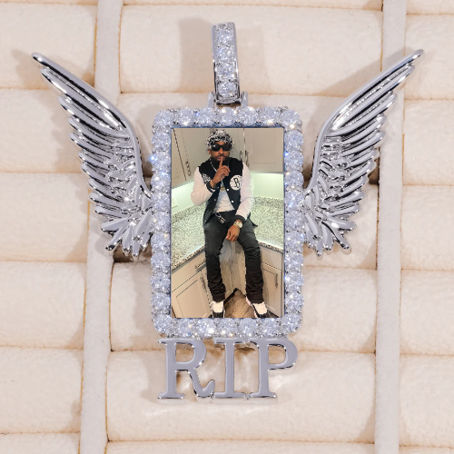 RIP WING 3D CUSTOM PICTURE PENDANT
