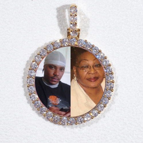 3D CIRCLE CUSTOM PICTURE PENDANT SMALL SIZE