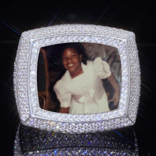 3D CUSTOM PICTURE ICED RING