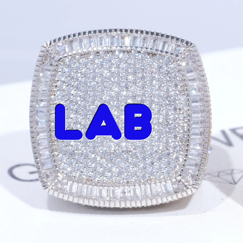 CUSTOM LETTER 3D ICED RING