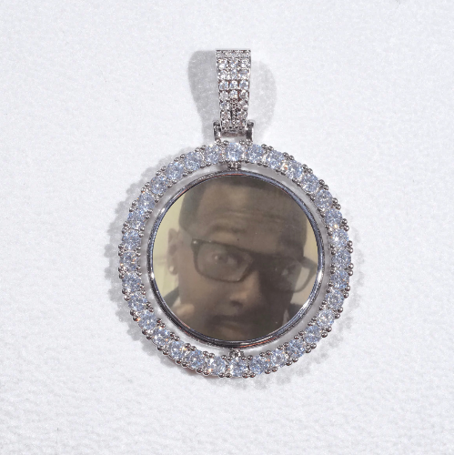 3D Spinning 2-Faced Custom Picture Pendant