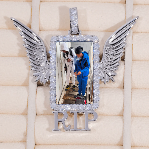RIP WING 3D CUSTOM PICTURE PENDANT