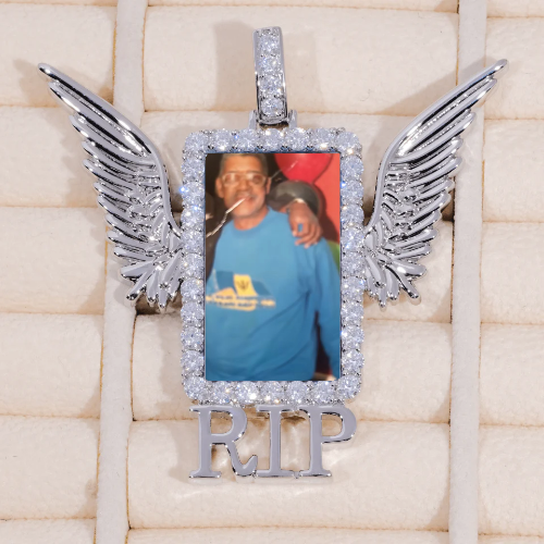 RIP WING 3D CUSTOM PICTURE PENDANT
