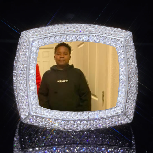 3D CUSTOM PICTURE ICED RING