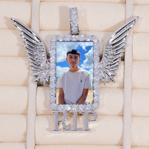 RIP WING 3D CUSTOM PICTURE PENDANT