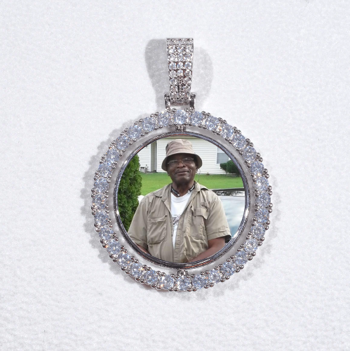 3D Spinning 2-Faced Custom Picture Pendant