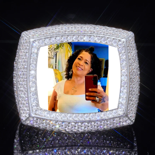 3D CUSTOM PICTURE ICED RING