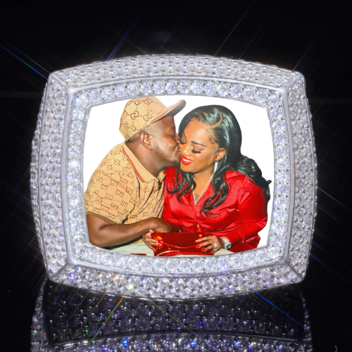 3D CUSTOM PICTURE ICED RING