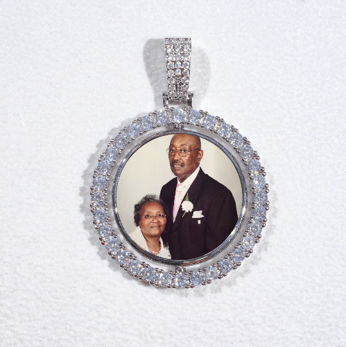 3D Spinning 2-Faced Custom Picture Pendant