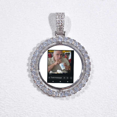 3D Spinning 2-Faced Custom Picture Pendant