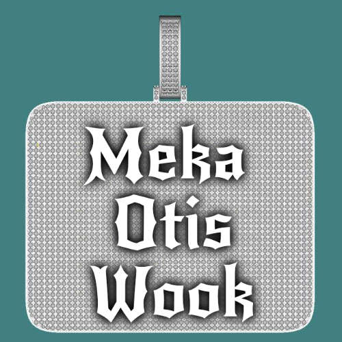 CUSTOM LETTER NECKLACE 3D BIG SQUARE