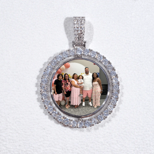 3D Spinning 2-Faced Custom Picture Pendant