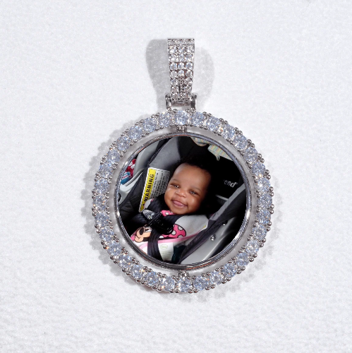 3D Spinning 2-Faced Custom Picture Pendant