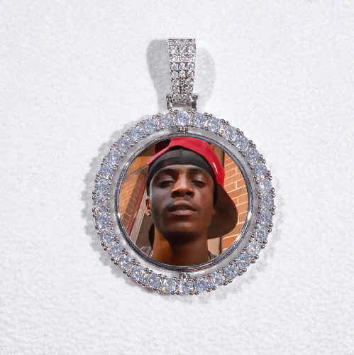 3D Spinning 2-Faced Custom Picture Pendant